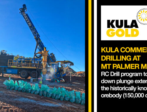 Kula commences RC Drilling at the historic Mt Palmer Gold Mine