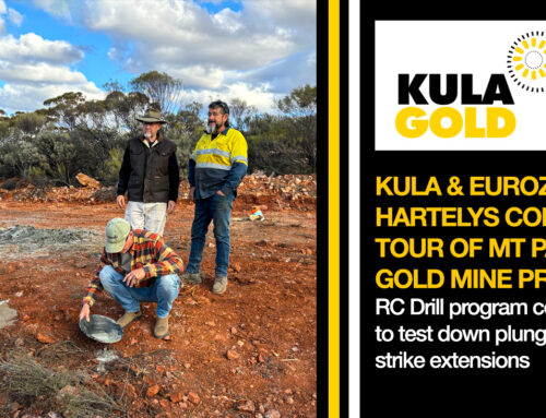 Gallery: Euroz Hartleys brokers tour Mt Palmer Gold Project with Kula Management as drilling continues