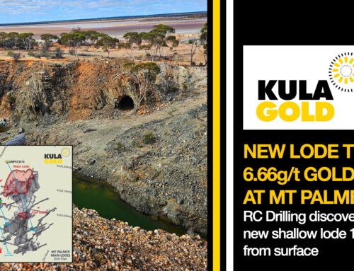 New lode to 6.66g/t Gold in shallow RC Drilling at Mt Palmer Project