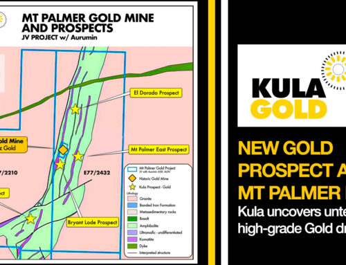 Kula uncovers untested high-grade Gold drilling at new Mt Palmer East Prospect